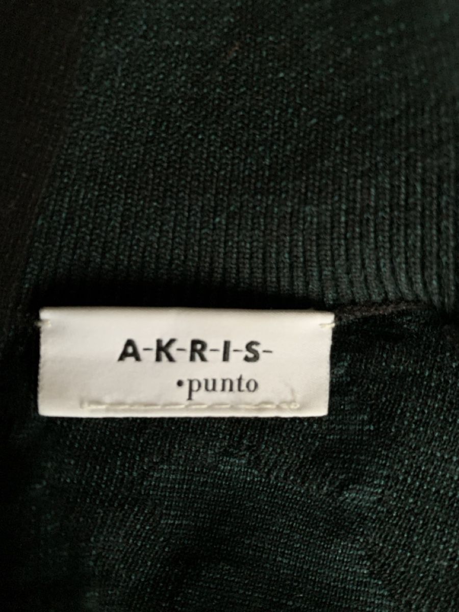 Akris Maglioni & Felpe: AKRIS: Exklusiver Wollpullover in grün/schwarz, 38 – Nuovo (secondo la descrizione) da Luzern venduto da paulablue 6