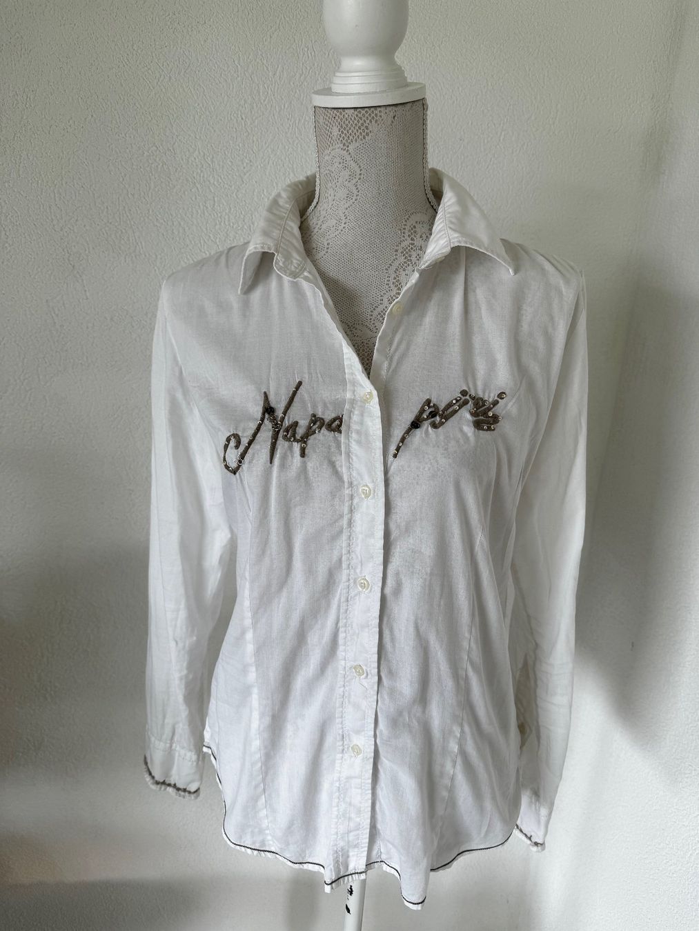 Napapijri Camicette: Napapiri Bluse weiss Gr. M – Usato da Kirchdorf AG venduto da coco123