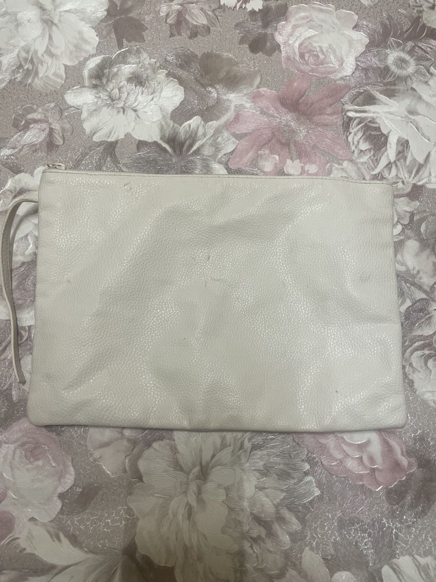 Borse da donna: Schicke Clutch Weiss Handtasche – Usato da Biel/Bienne venduto da Bolagol9 1