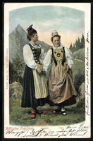 Schweiz, Rätische Trachten-Lugnetz, Val