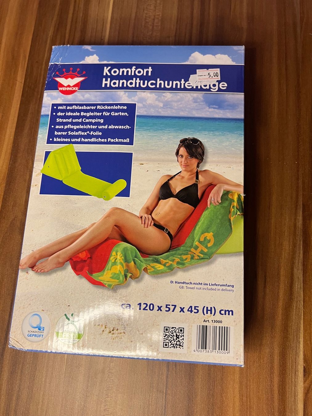 Teli da bagno: HANDTUCHUNTERLAGE – Nuovo e nell'imballaggio originale da chiasso venduto da Wulli