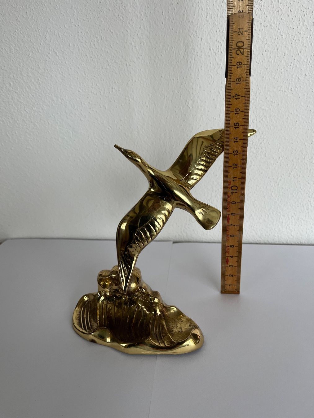 Sculture & Statue: Möwe mit Welle aus Messing – Usato da Wetzikon ZH venduto da seli03 9