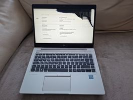 HP EliteBook 840 G5 i7 CPU für Teile für Bastler