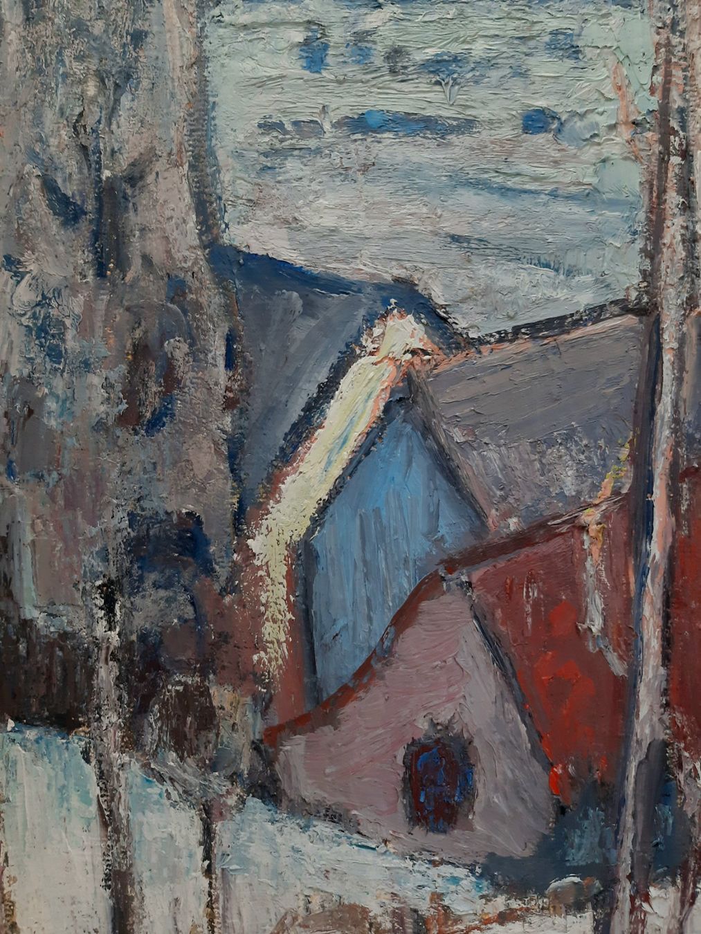 Dipinti: Expressionistisches altes Gemälde HLS beidseitig – Usato da Arbon venduto da torso444 2