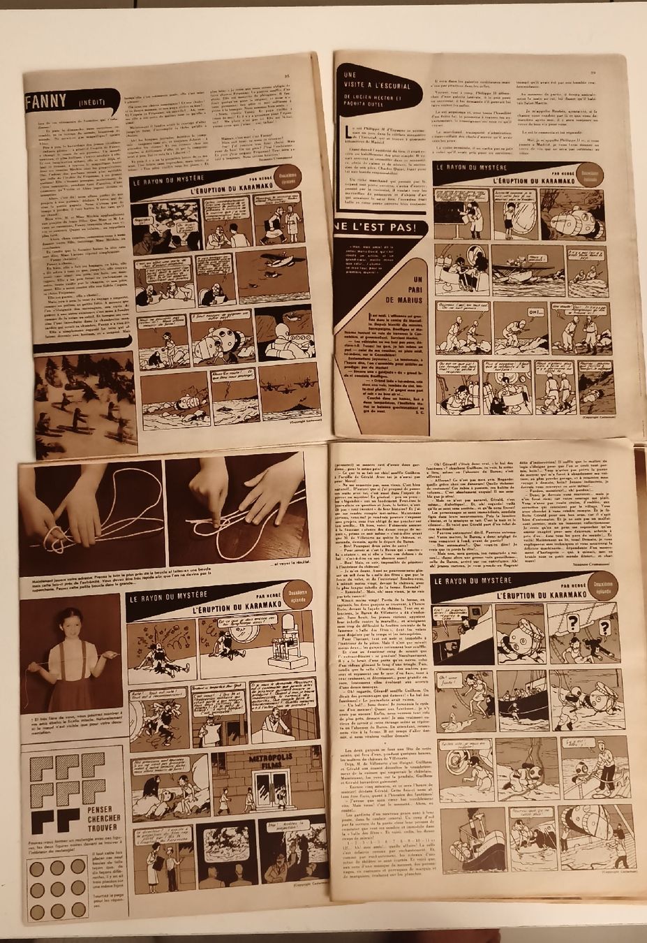 Riviste & Magazine: 4 magasines planche Hergé – Usato da Prilly venduto da jor_x27s