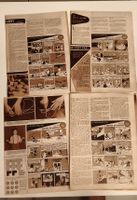 4 magasines planche Hergé