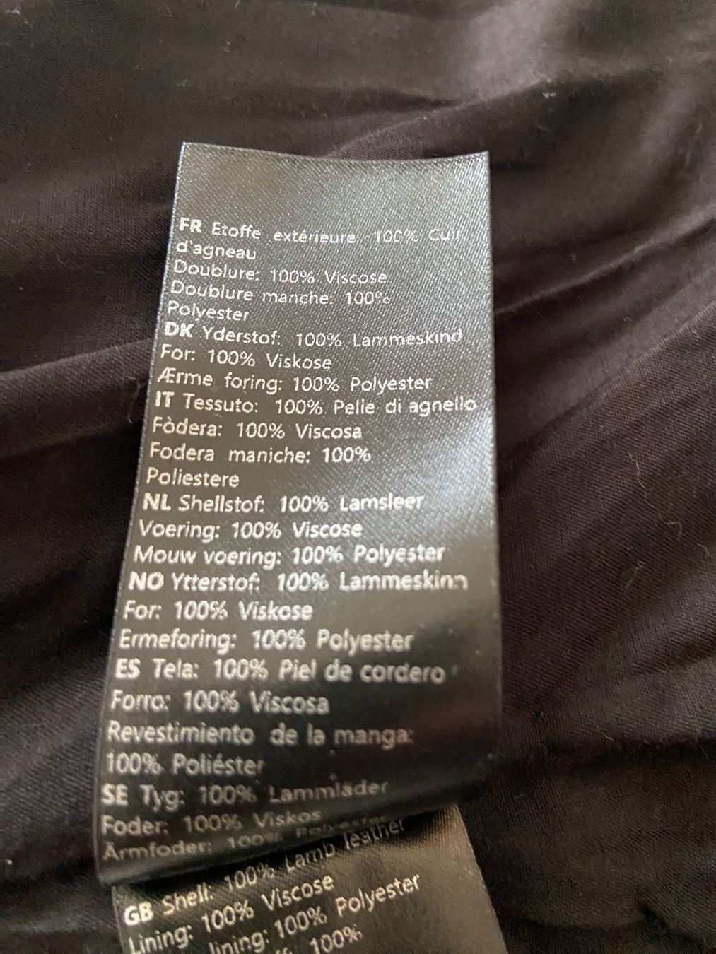 Samsøe Samsøe Vestes: Samsoe Samsoe Lederjacke Gr M Duris Jacket 7248 neu – Neuf (Voir description) à Embrach par Dmoney 6