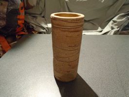 Vase hellbraun