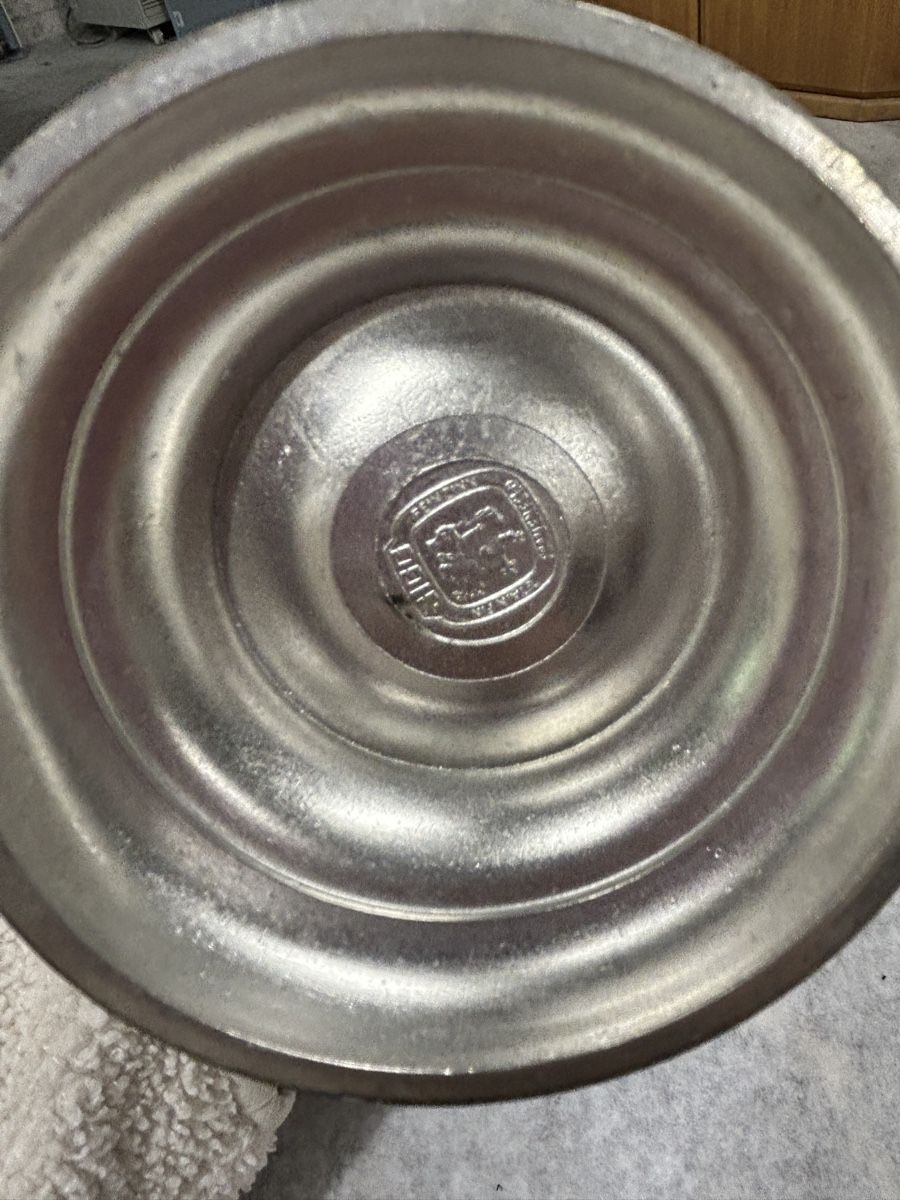 Karaffen: Zinnkrug mit Deckel, Punziert, Vintage – Gebraucht aus Kehrsiten von fot_55m5 2