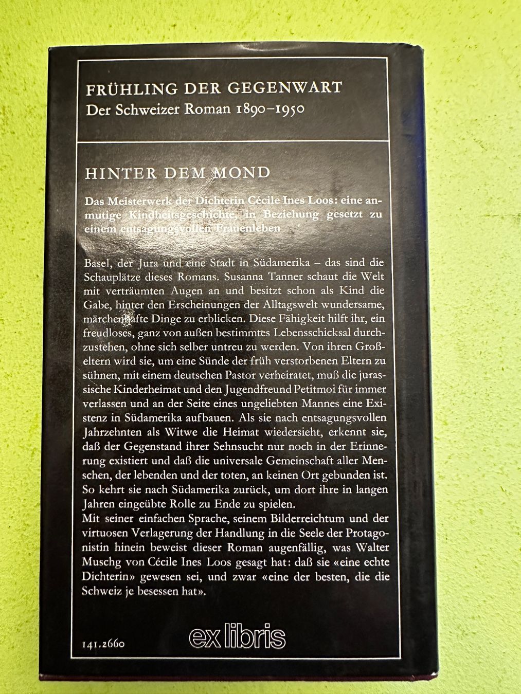 Libri: Cécile Ines Loos: Hinter dem Mond – Usato da Zürich venduto da allp 8