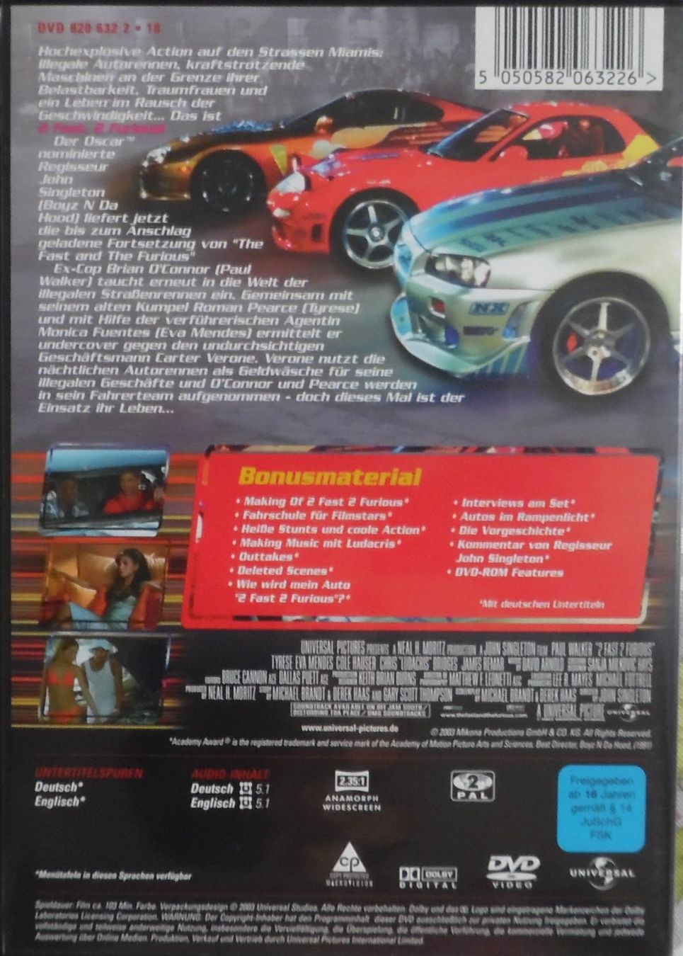 Tutti i DVDs: 2Fast 2Furious – Usato da Bellinzona venduto da Luna093 2