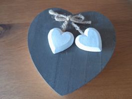Herzbox, Shabby Chic, Schatulle, Aufbewahrung