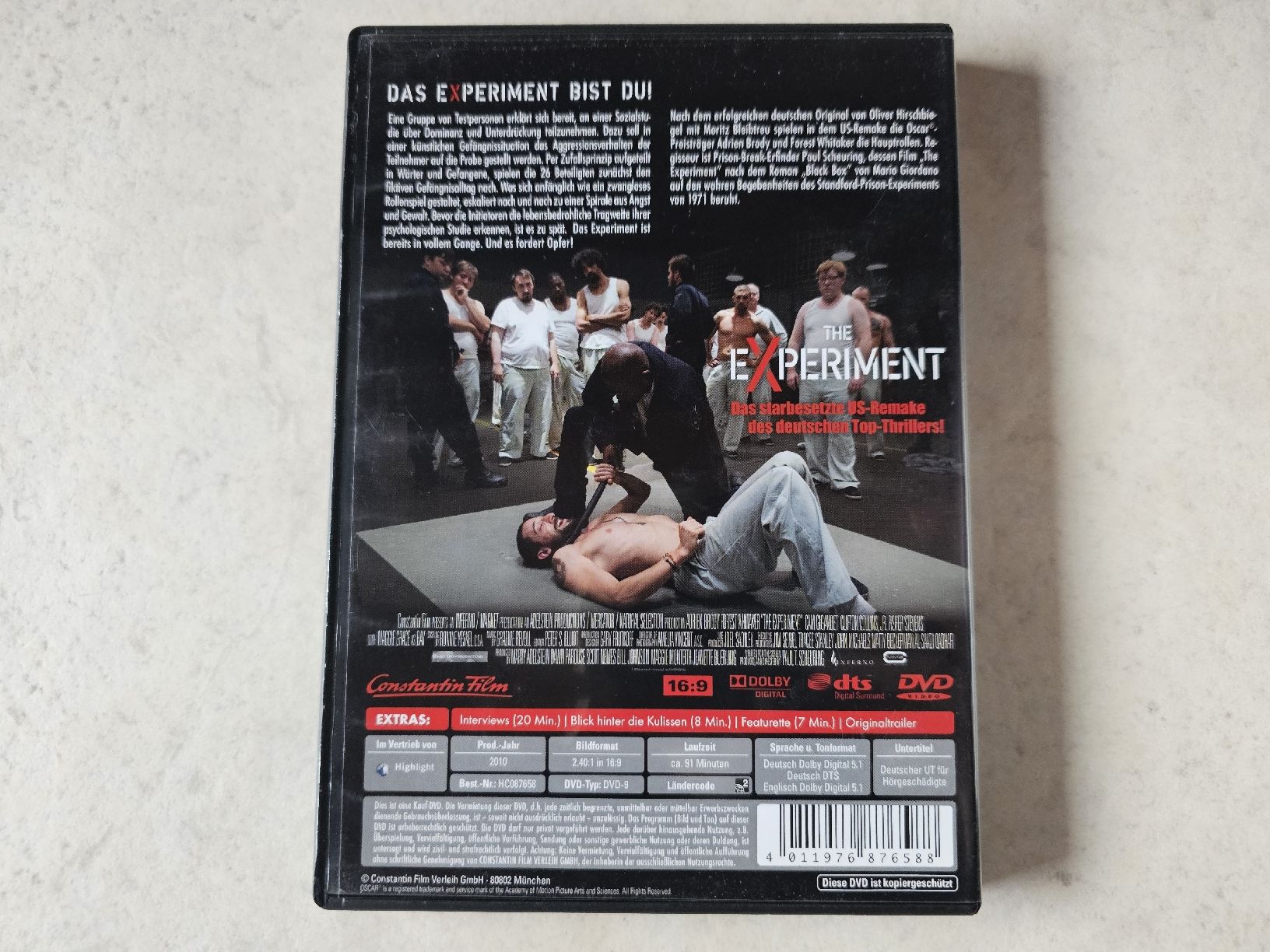 Tous les DVDs: The Experiment – D'occasion à Schneisingen par backstore24 1