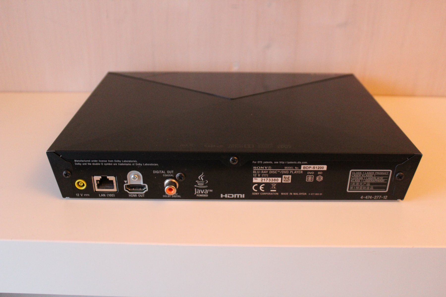 Sony Systèmes audio & multimédias: Sony BDP-S1200 Bluray & DCD Player / Blu-Ray Disc Player – D'occasion à Ebertswil par Certo188 6