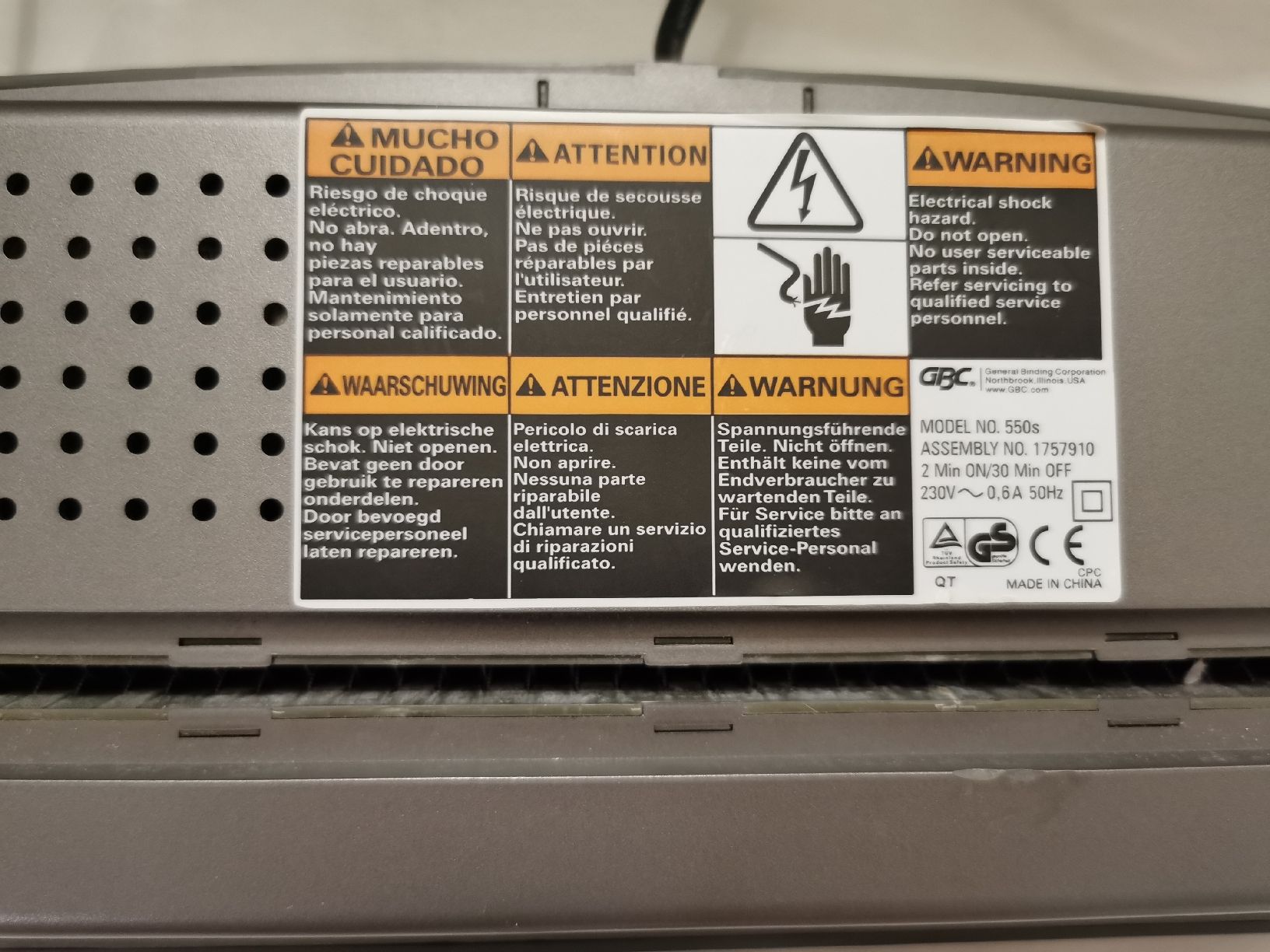 Aktenvernichter: GBC shredmaster 550s – Gebraucht aus Basel von Treasurehunter 5