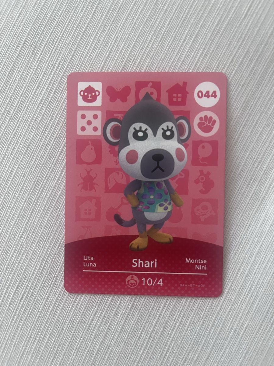 Carte collezionabili: 044 Shari / Luna Amiibo card Animal Crossing – Nuovo (secondo la descrizione) da Le Grand-Saconnex venduto da Koko.hime_