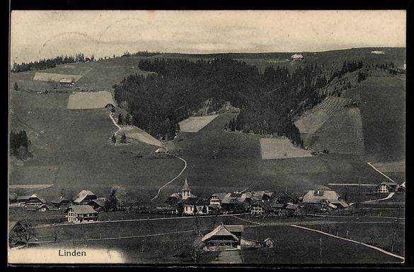 Cartes postales: AK Linden, Teilansicht mit Bäumen – D'occasion à Berlin par bartko-reher