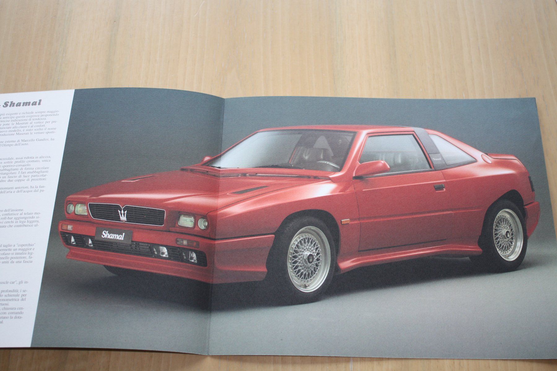 Maserati Documenti: Maserati Shamal 3.2 Prospekt – Usato da Wikon venduto da erwin400 1