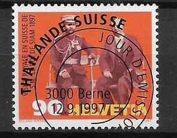 V0926 - Suisse - Thailande vollstempel