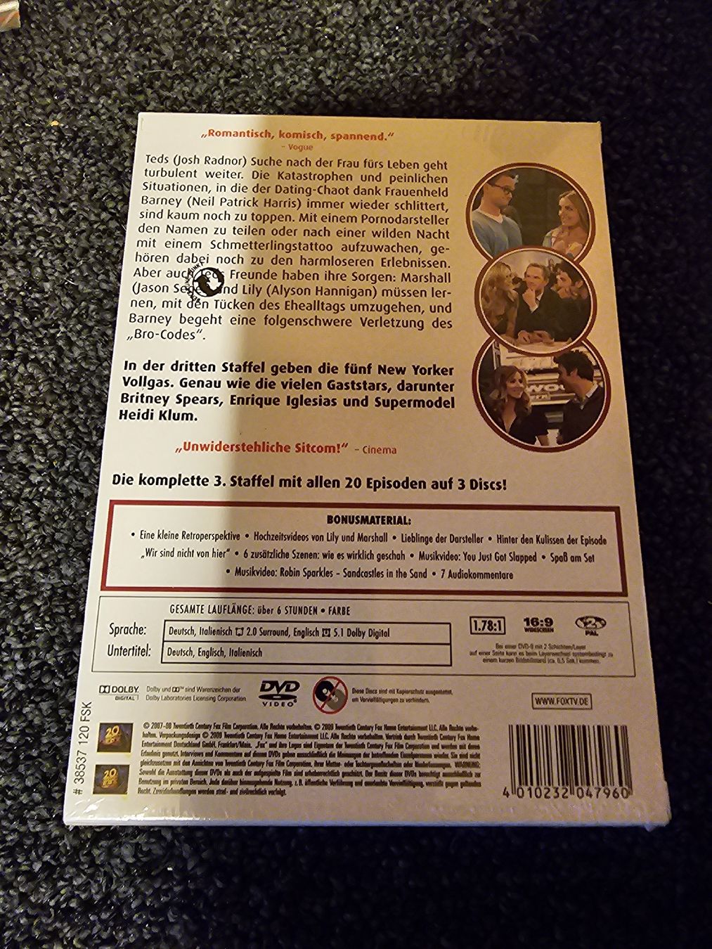 Tutti i DVDs: How I Met Your Mother - Staffel 3 – Nuovo e nell'imballaggio originale da Ruswil venduto da jan_bxl5 1