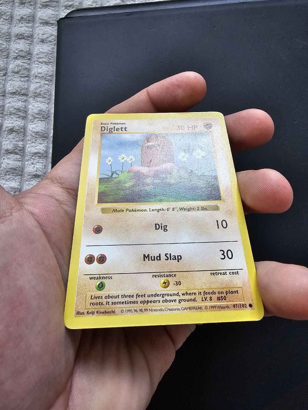 Pokémon Carte collezionabili: Diglett Shadowless Pokemon Karte - Base Set – Usato da oberbuchsiten venduto da thug4 1