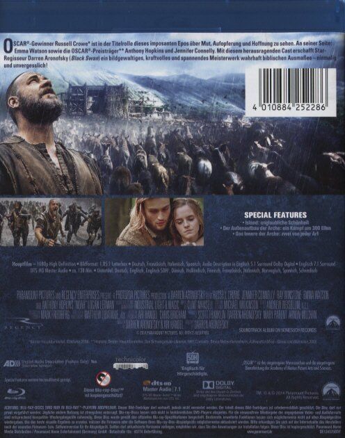 Tutti i DVDs: Blu-ray Noah (2014) – Nuovo (secondo la descrizione) da Wohlen AG venduto da zimmerma01 1