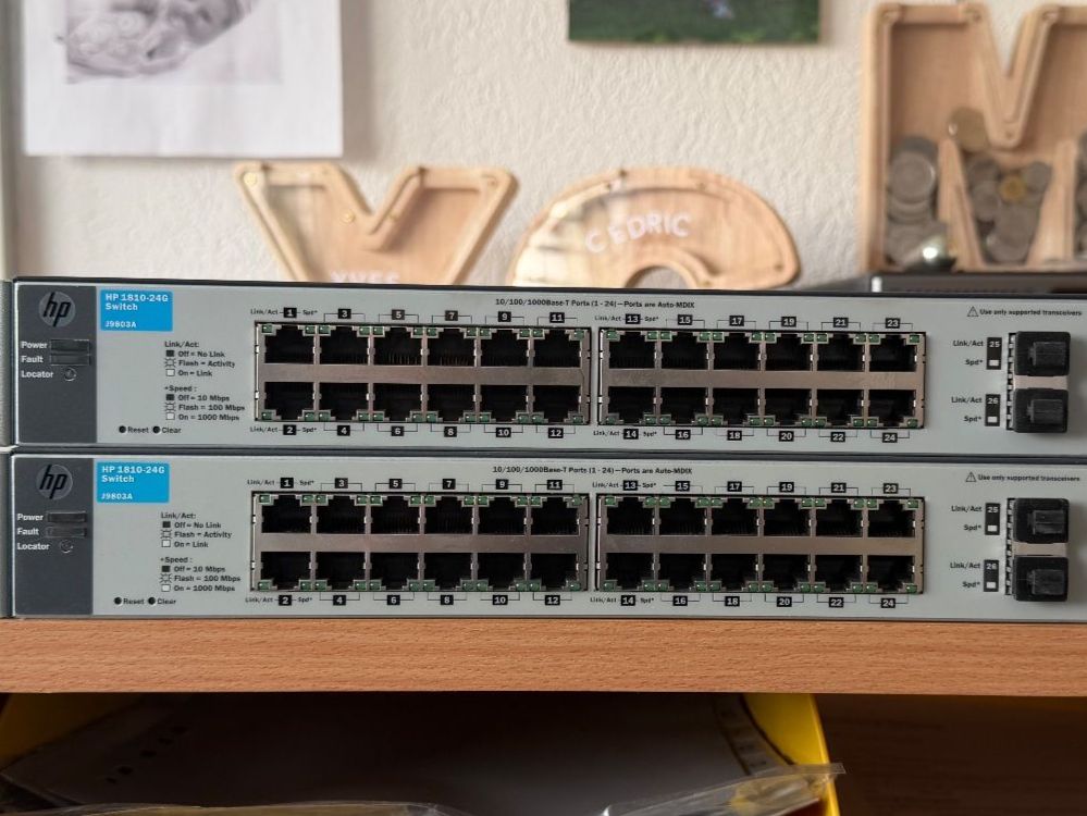 Hewlett Packard Hub & Switch: Hub Switch HP 24 Port – Usato da Oftringen venduto da mani66 1