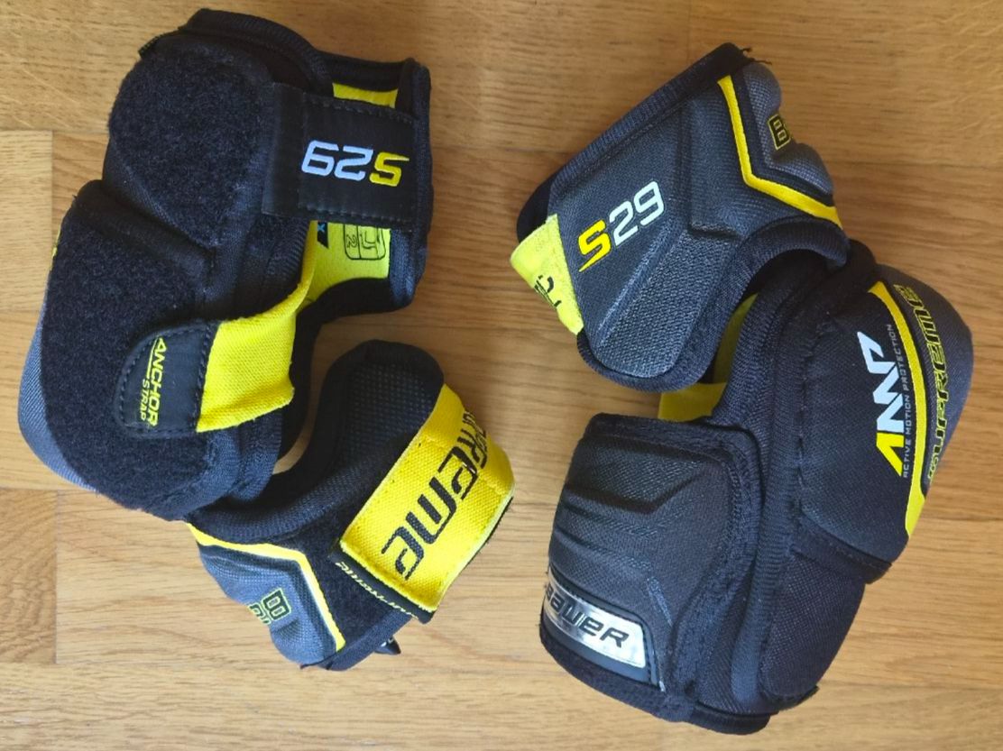 Bauer Protezioni & Imbottiture: Ellbogenschoner Bauer Supreme S29 Junior Grösse S 2 – Nuovo (secondo la descrizione) da Zürich venduto da gates_11 1