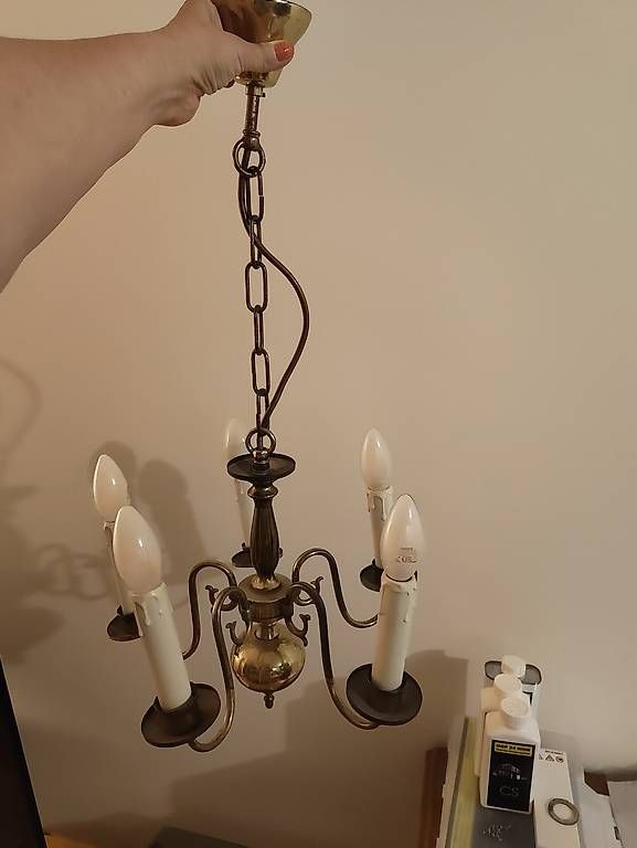 Lampadari & plafoniere: Vintage Messing-Kronleuchter – Usato da Münchenstein venduto da CoraJ 3