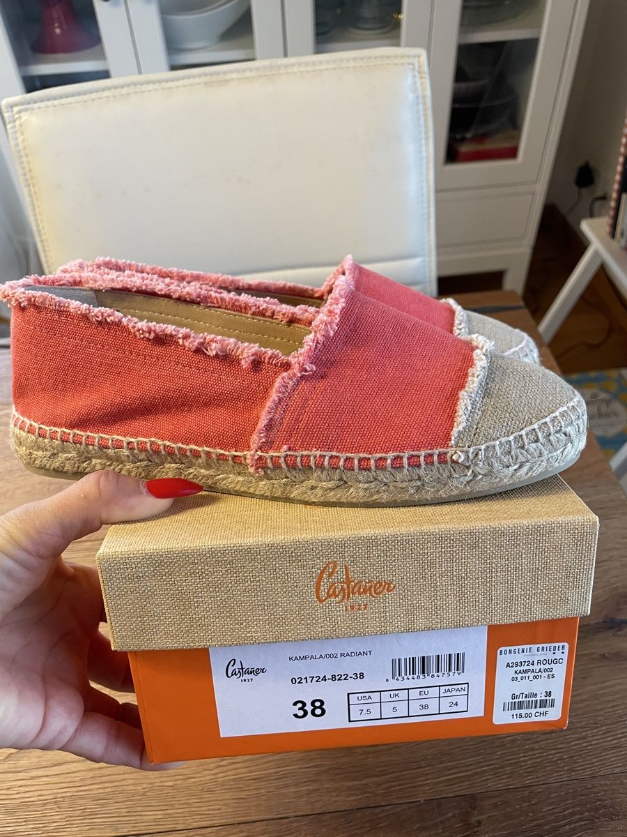 Damenschuhe: Sommerliche Castaner Espadrilles, Gr. 38, neu! – Neu und originalverpackt aus Buchs AG von vec_82fw 1