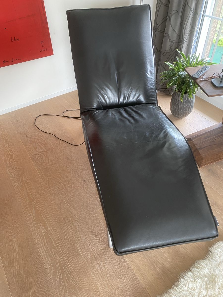Koinor Sedie a sdraio: Koinor Schwarze Leder Relaxliege gebraucht – Usato da Rifferswil venduto da Skywin01