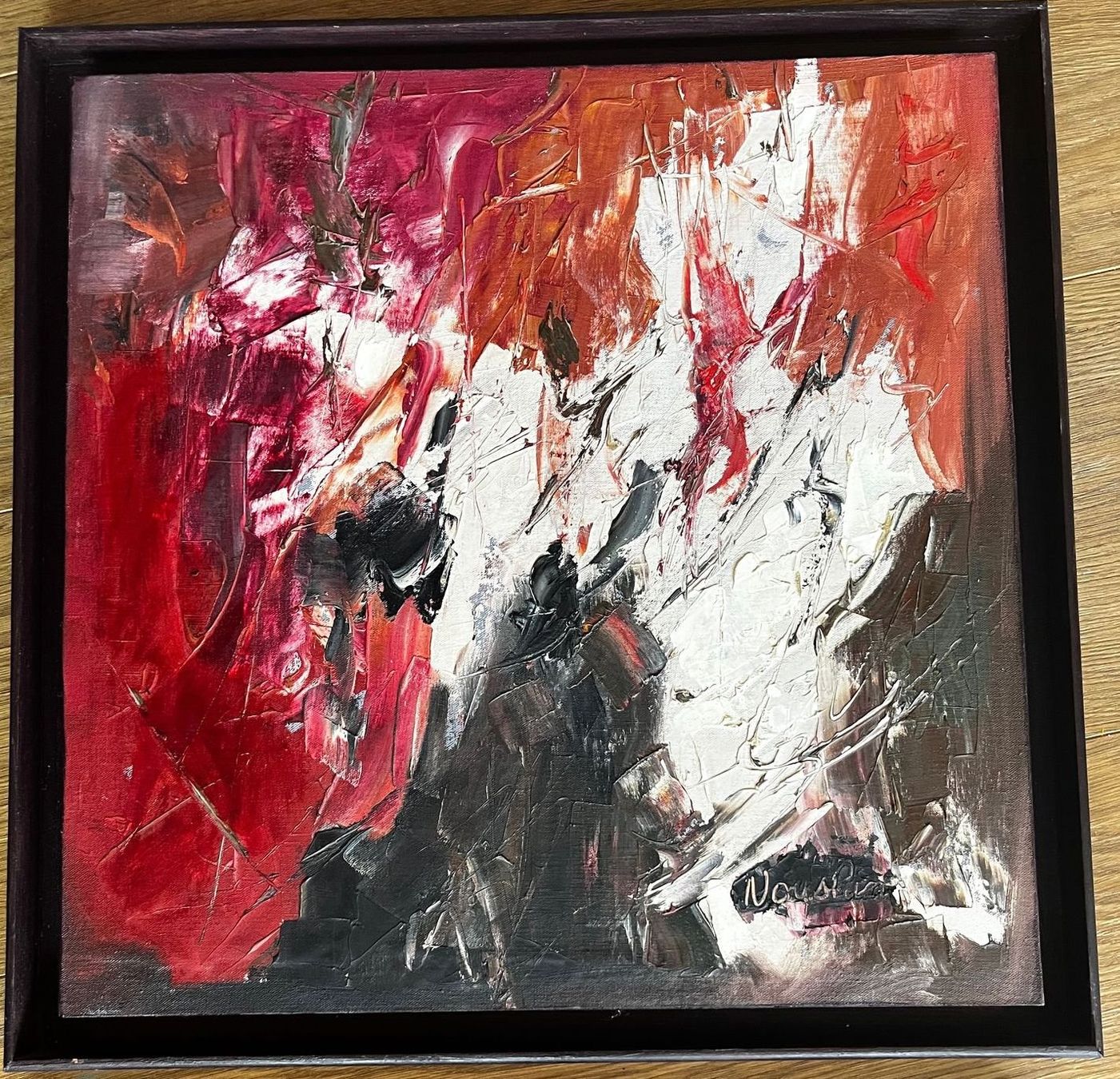 Dipinti: Acryl-Quartett: Im Schatten des Granatapfels – Nuovo (secondo la descrizione) da Meilen venduto da Verschiedenes123 1