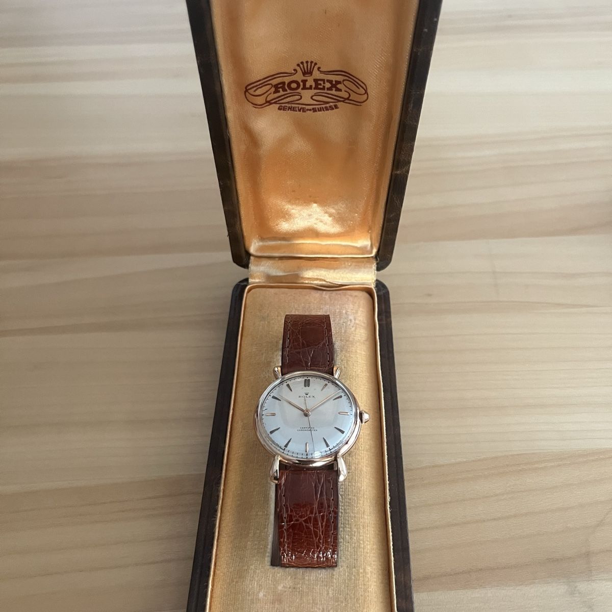 Rolex Orologi: Rolex Precision Certified Chronometer 18K – Usato da Winterthur venduto da LaBodega 2