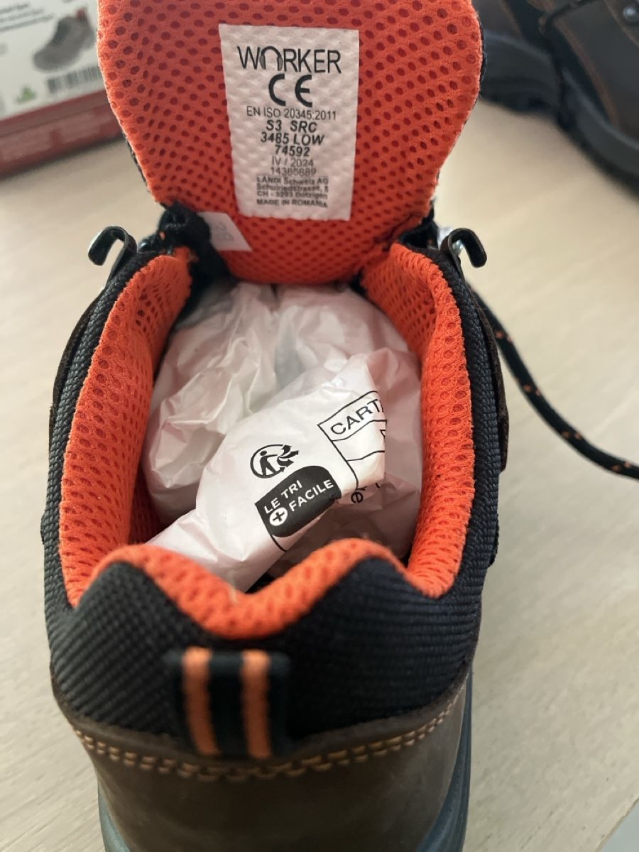 Scarpe da uomo: Chaussures de sécurité Worker S3 marron taille 38 – Nuovo e nell'imballaggio originale da Couvet venduto da MeNaAm 3