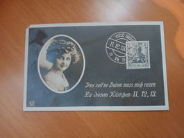 Postkarte Ansichtskarte vom 11.12.13 ( 1913 ) !!! Gelaufen