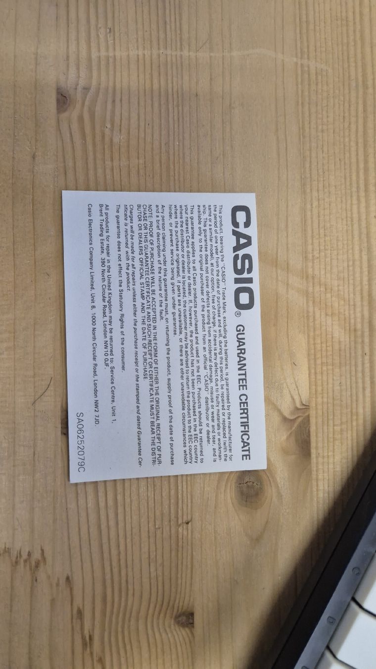 Casio Musikinstrumente: Keyboard Casio PT-10 mit Originalverpackung – Gebraucht aus Bern von rueetschit 4