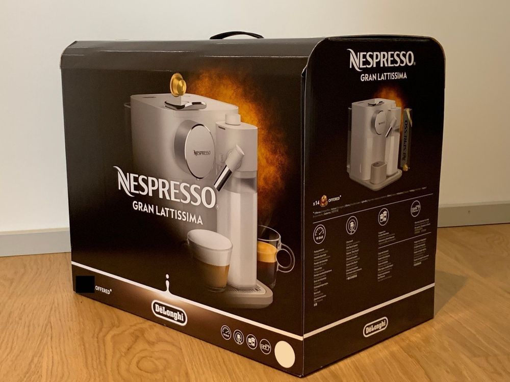 TOP !! Nespresso DELONGHI Gran Lattissima in schwarz NEU !!! Kaufen auf Ricardo