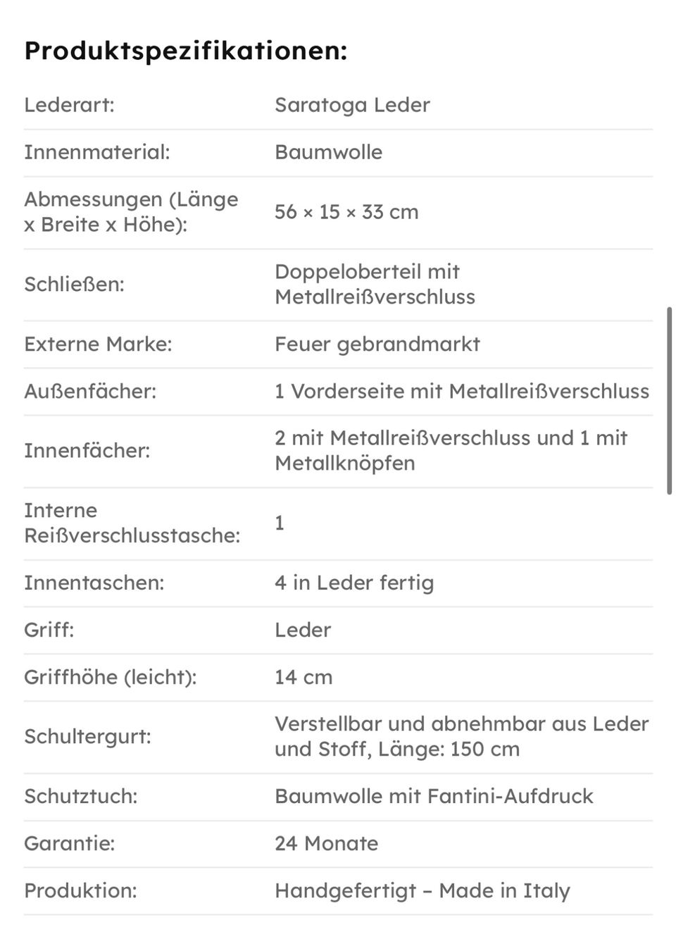 Valigie & Borse: Aktentasche aus Leder Parma – Nuovo e nell'imballaggio originale da Wittenbach venduto da bes_k8vr 7