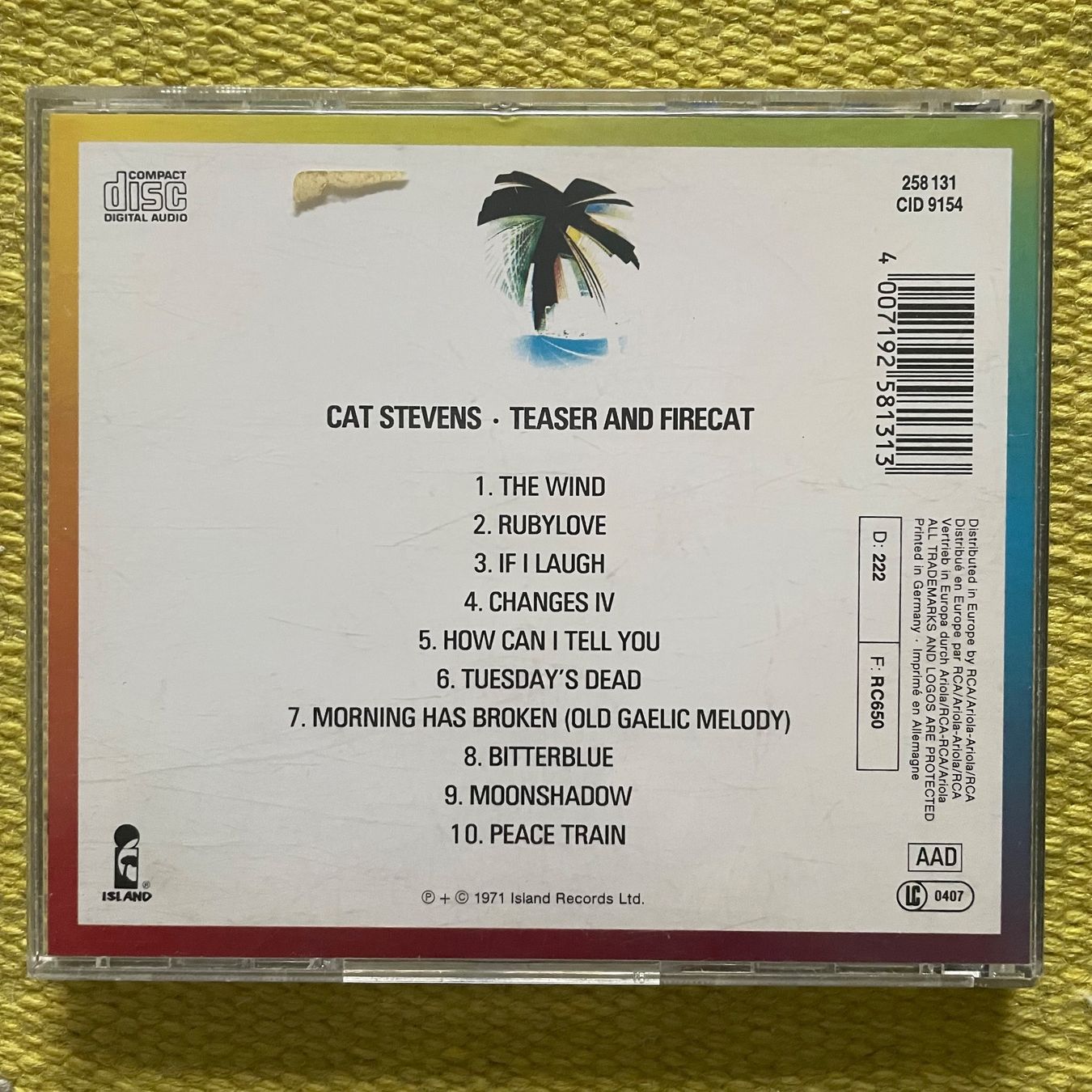 CD: CAT STEVENS-TEASER AND THE FIRECAT – Usato da Rorschacherberg venduto da CD-Roli 1
