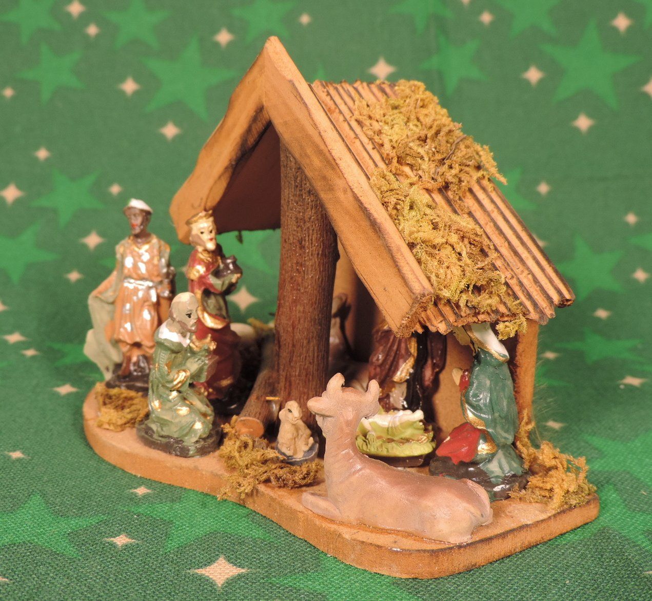 Alle Dekorationen: neue Weihnachtskrippe aus Holz – Neu (gemäss Beschreibung) aus Duggingen von doogbua 1
