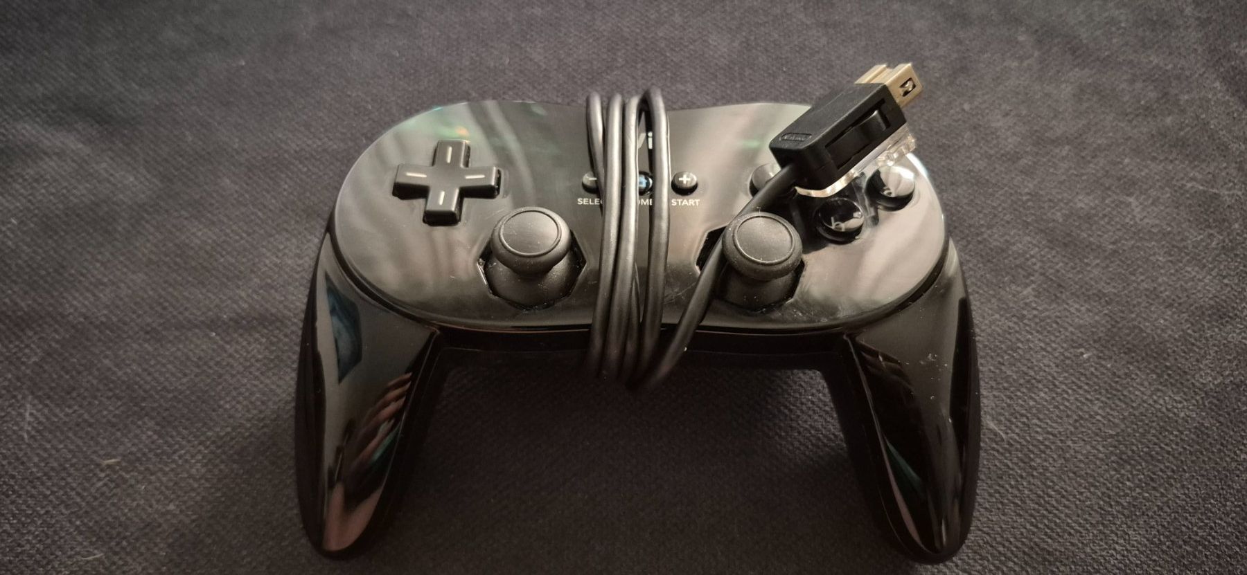 Nintendo Controller: WII CONTROLLER MANETTE NINTENDO NOIRE JOYSTICK ADAPTATEUR – Usato da Grand-Lancy venduto da luc111 1