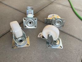 Lenkrollen 150 kg mit Bremse neu