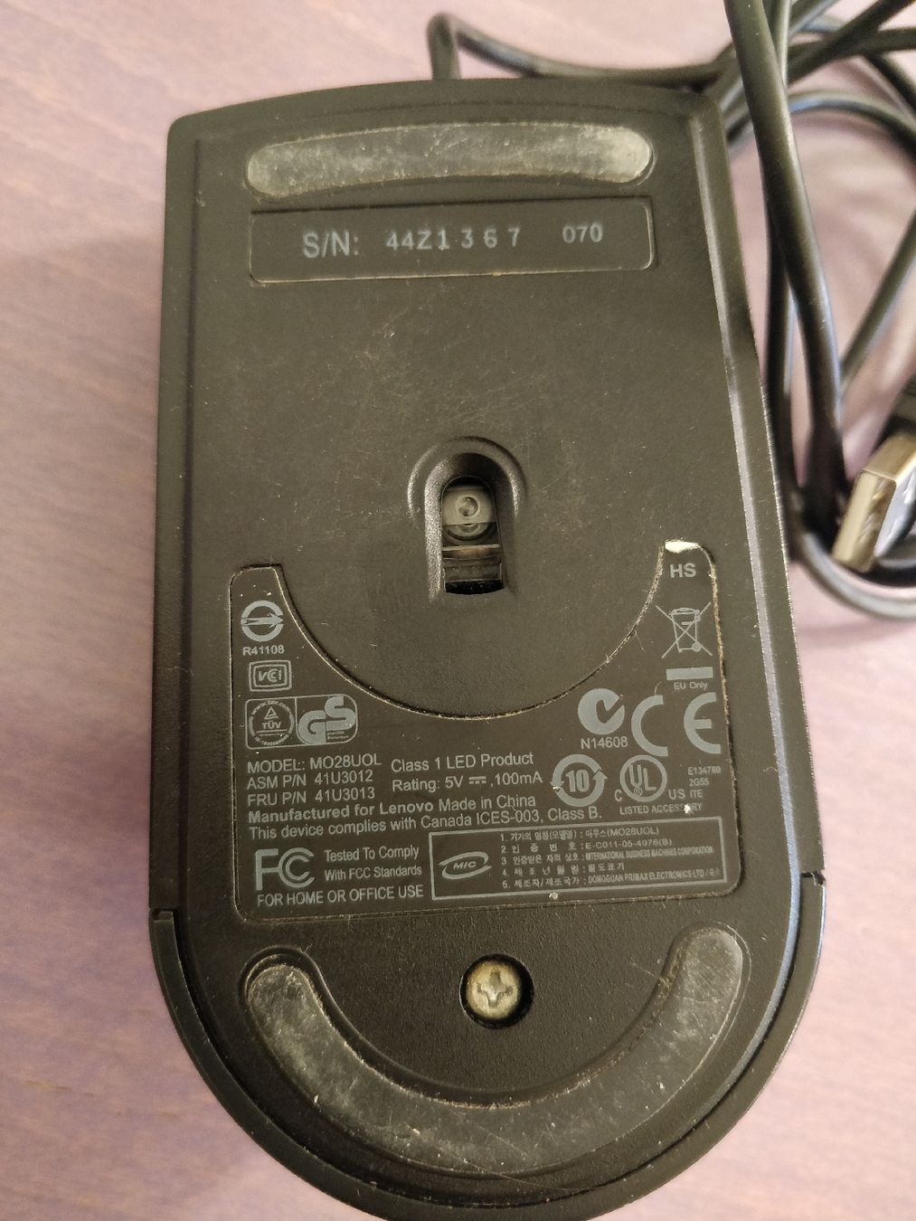 Lenovo Mouse: Lenovo mouse kabelgebunden – Usato da Flawil venduto da rcnkr 1