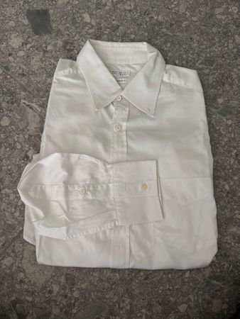 Brunello Cucinelli Herren Hemd weiss
