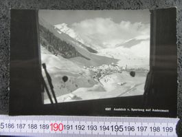 ANDERMATT URI AK AUSBLICK AUS SPORTZUG SCHNEE