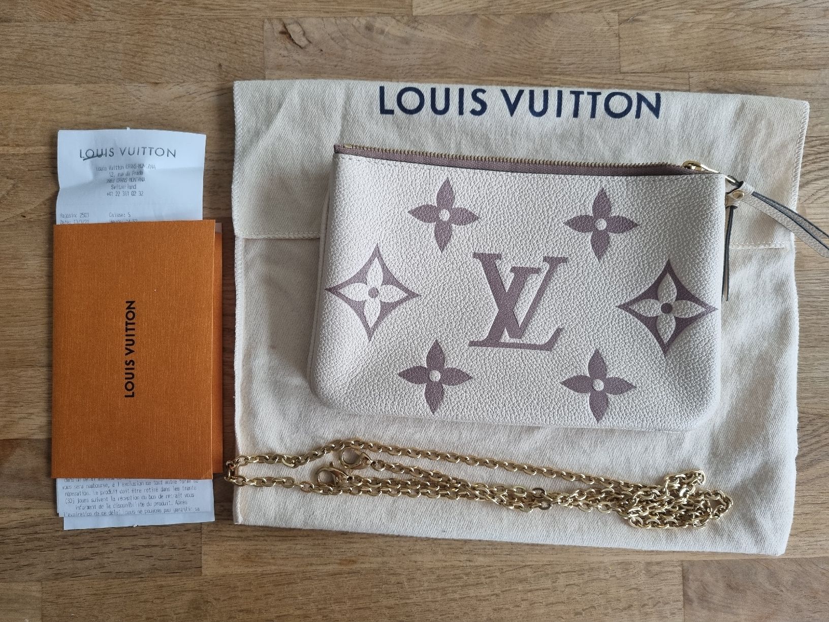 Louis Vuitton Borse da donna: magnifique pochette Louis Vuitton double zip – Nuovo (secondo la descrizione) da Pont de la morge venduto da tatianar96
