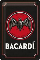 Bacardi Hängeschild Blechschild Wandbild 20x30cm Original