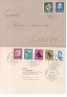 6 Stk. Pro Juventute FDCs, Briefe ab 1942