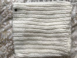 Winter Schal weiss Tube