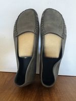 BÄR Mokassins Halbschuhe Herren grau Grösse 10 1/2 Leder